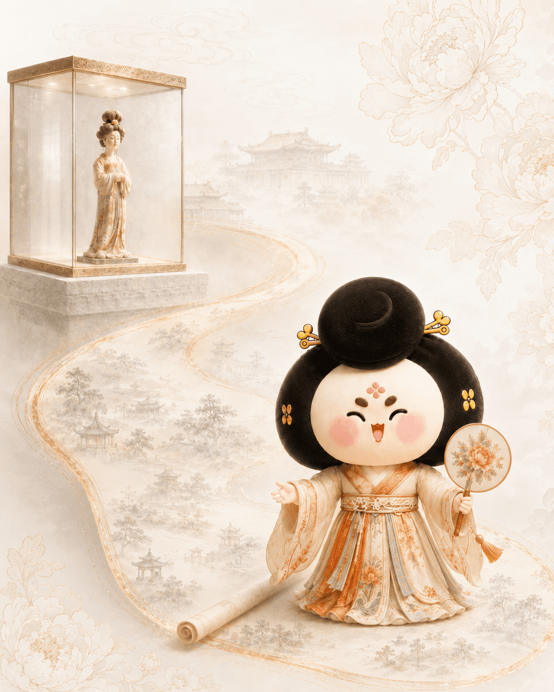 Tangniu walking with a lantern