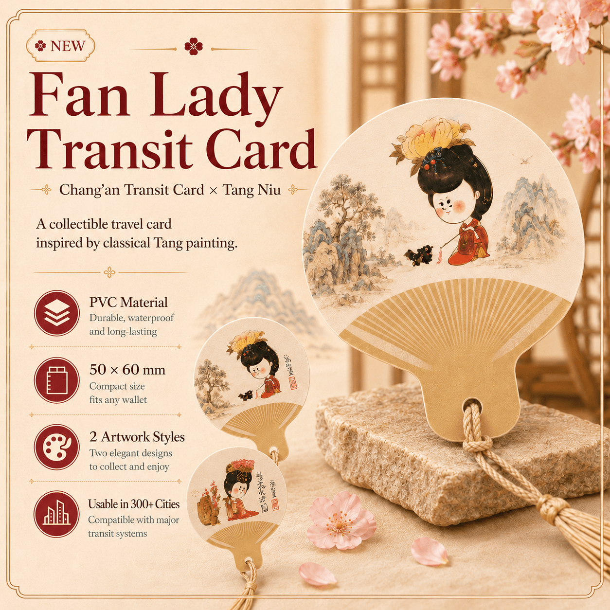 Tangniu Fan Lady Transit Card