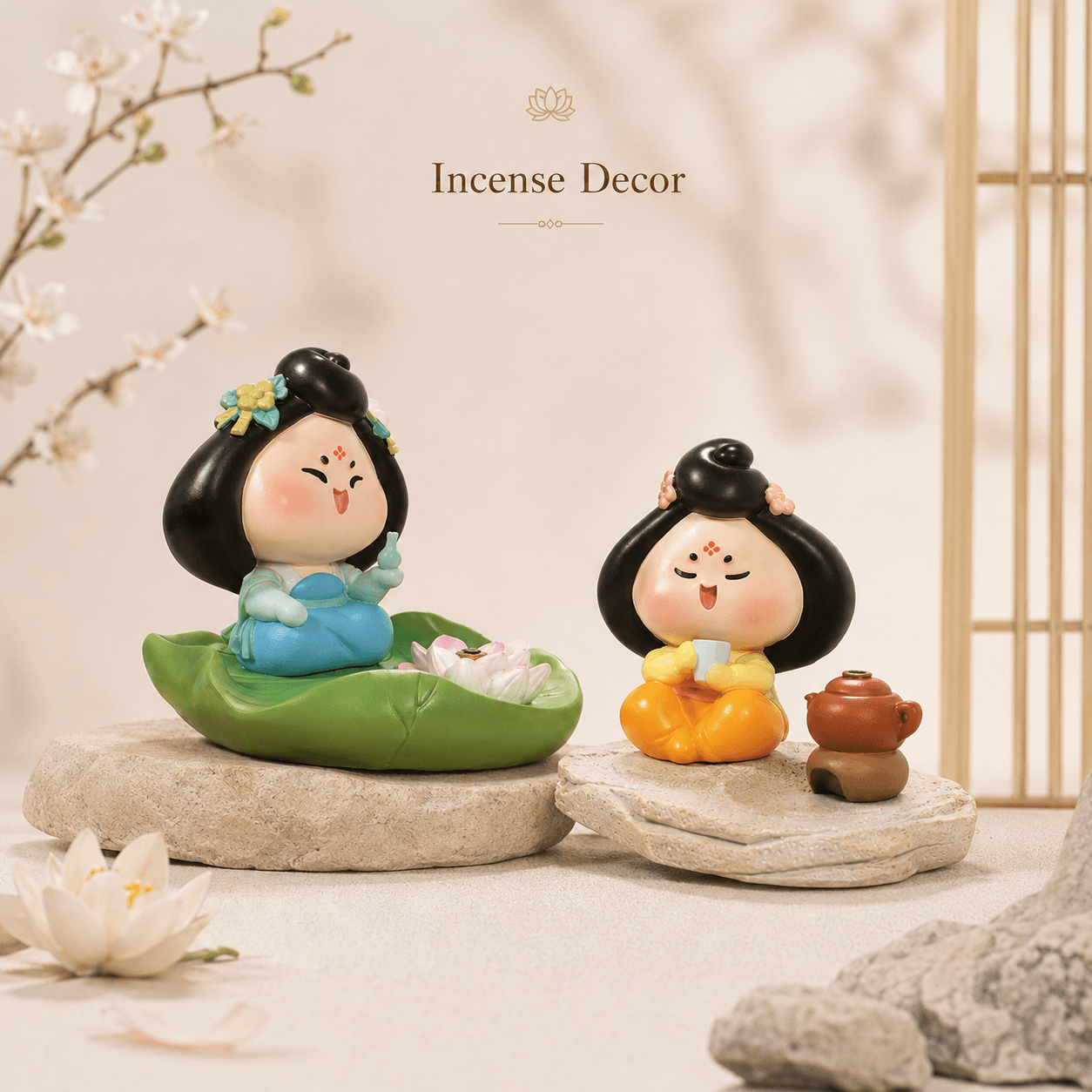 Tangniu Incense Holder Figure