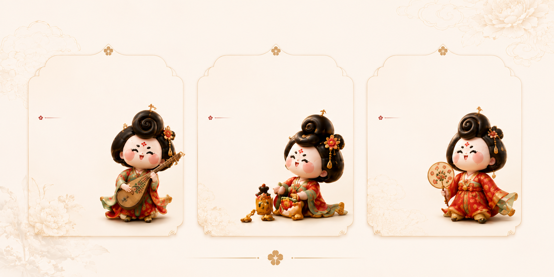 Tangniu character cards showing the brand DNA