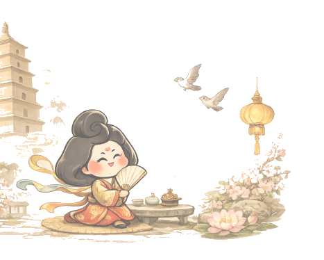 Tangniu walking with a lantern