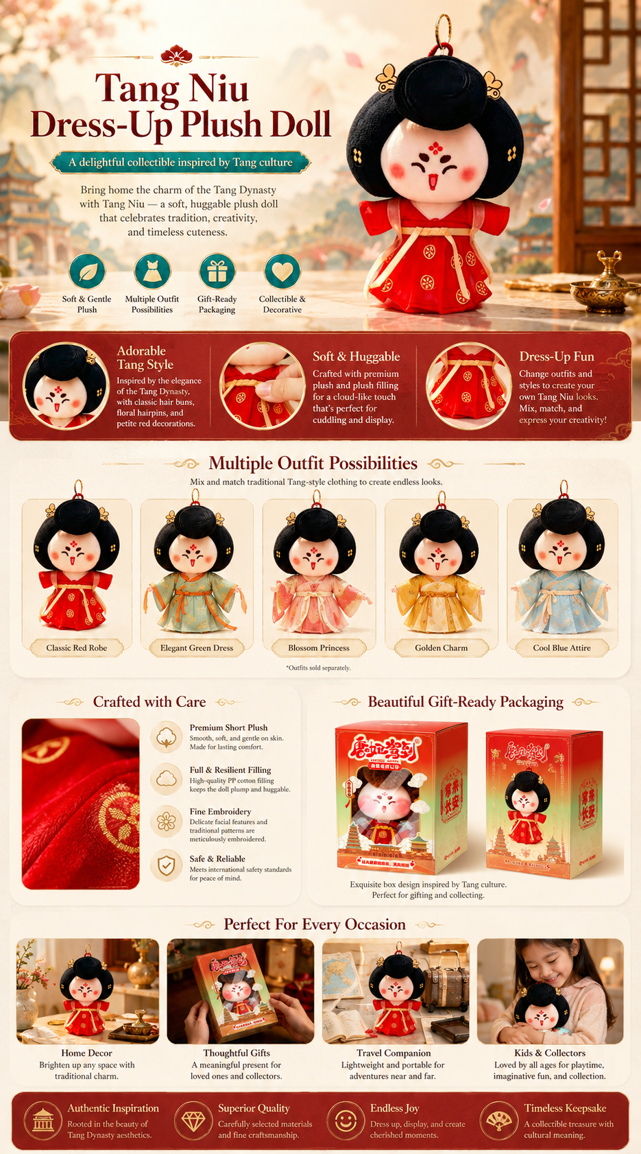 Tangniu Dress-up Plush — Design details 1